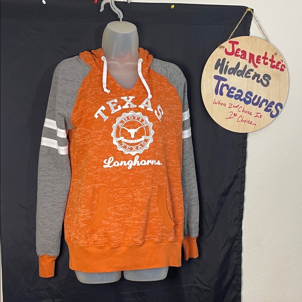 💥NEW ITEM💥 Texas Longhorns Orange and Gray Hoodie